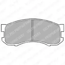 Комплект тормозных колодок, дисковый тормоз DELPHI купить