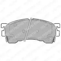 Комплект тормозных колодок, дисковый тормоз DELPHI купить