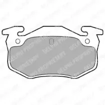 Комплект тормозных колодок, дисковый тормоз DELPHI купить