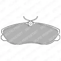 LP847 Delphi Гальмівні колодки до дисків (з болтами) DELPHI купить