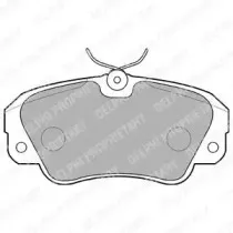 Комплект тормозных колодок, дисковый тормоз DELPHI купить