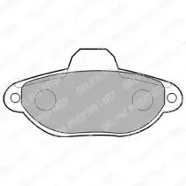 Комплект тормозных колодок, дисковый тормоз DELPHI купить