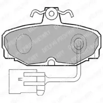 Комплект тормозных колодок, дисковый тормоз DELPHI купить