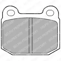 Комплект тормозных колодок, дисковый тормоз DELPHI купить