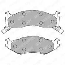Комплект тормозных колодок, дисковый тормоз DELPHI купить