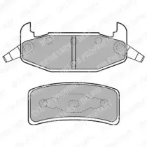 Комплект тормозных колодок, дисковый тормоз DELPHI купить