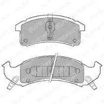 Комплект тормозных колодок, дисковый тормоз DELPHI купить