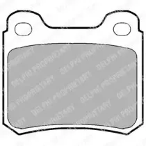 Комплект тормозных колодок, дисковый тормоз DELPHI купить