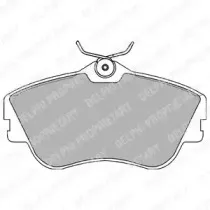 Комплект тормозных колодок, дисковый тормоз DELPHI купить