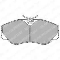 Комплект тормозных колодок, дисковый тормоз DELPHI купить