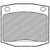 Комплект тормозных колодок, дисковый тормоз DELPHI купить