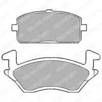Комплект тормозных колодок, дисковый тормоз DELPHI купить