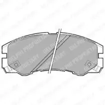 Комплект тормозных колодок, дисковый тормоз DELPHI купить
