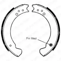 Комплект тормозных колодок DELPHI купить