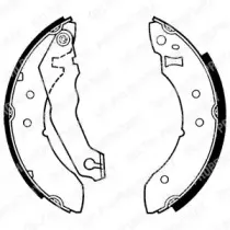 Комплект тормозных колодок DELPHI купить