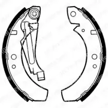 Комплект тормозных колодок DELPHI купить