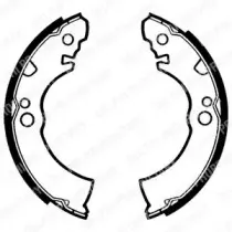 Колодки гальмівні барабанні (комплект 4 шт) DELPHI купить