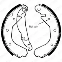 Комплект тормозных колодок DELPHI купить
