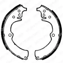 Комплект тормозных колодок DELPHI купить