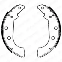 Комплект тормозных колодок DELPHI купить