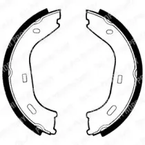 Комплект тормозных колодок, стояночная тормозная система DELPHI купить