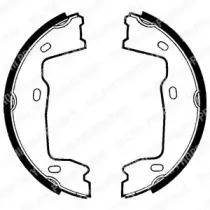 Комплект тормозных колодок, стояночная тормозная система DELPHI купить