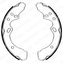 Комплект тормозных колодок DELPHI купить