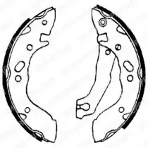 Комплект тормозных колодок DELPHI купить