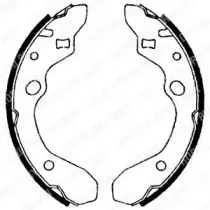 Комплект тормозных колодок DELPHI купить