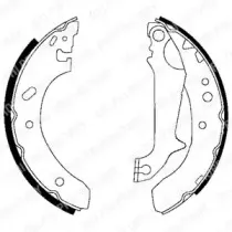 Комплект тормозных колодок DELPHI купить