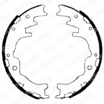 Комплект тормозных колодок DELPHI купить