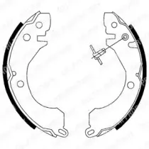 Комплект тормозных колодок DELPHI купить