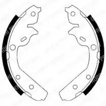 Комплект тормозных колодок DELPHI купить