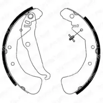 Колодки гальмівні барабанні (комплект 4 шт) DELPHI купить