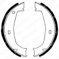 Комплект тормозных колодок, стояночная тормозная система DELPHI купить