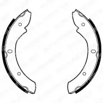 Комплект тормозных колодок DELPHI купить