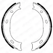 Комплект тормозных колодок, стояночная тормозная система DELPHI купить