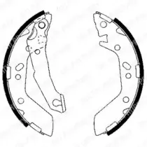 Комплект тормозных колодок DELPHI купить