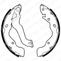 Комплект тормозных колодок DELPHI купить