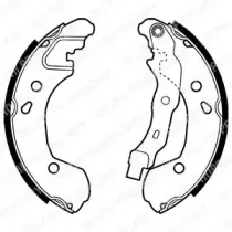 Комплект тормозных колодок DELPHI купить