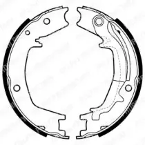 Комплект тормозных колодок, стояночная тормозная система DELPHI купить