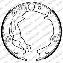 Комплект тормозных колодок, стояночная тормозная система DELPHI купить