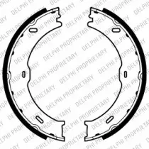 Комплект тормозных колодок, стояночная тормозная система DELPHI купить