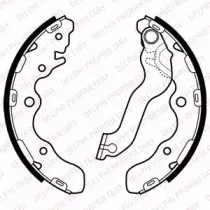 Комплект тормозных колодок DELPHI купить