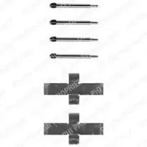 Комплектующие, колодки дискового тормоза DELPHI купить