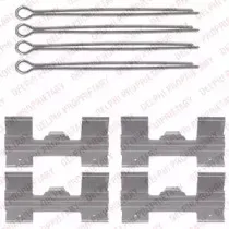Комплектующие, колодки дискового тормоза DELPHI купить