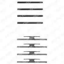Комплектующие, колодки дискового тормоза DELPHI купить