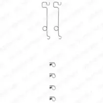 Комплектующие, колодки дискового тормоза DELPHI купить