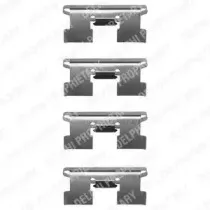 Комплектующие, колодки дискового тормоза DELPHI купить