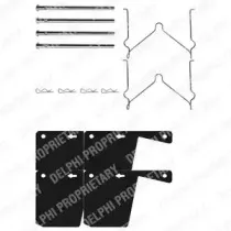 Комплектующие, колодки дискового тормоза DELPHI купить